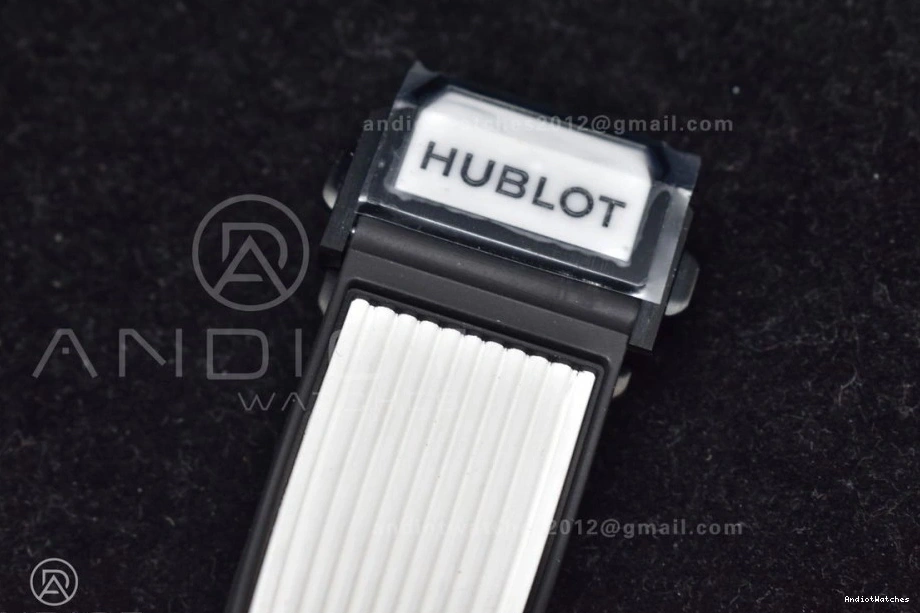 Best Rubber on Unico 516 Edition A Dial Packable 1:1 Ceramic ZF Bang Strap Big Skeleton White White 0814
